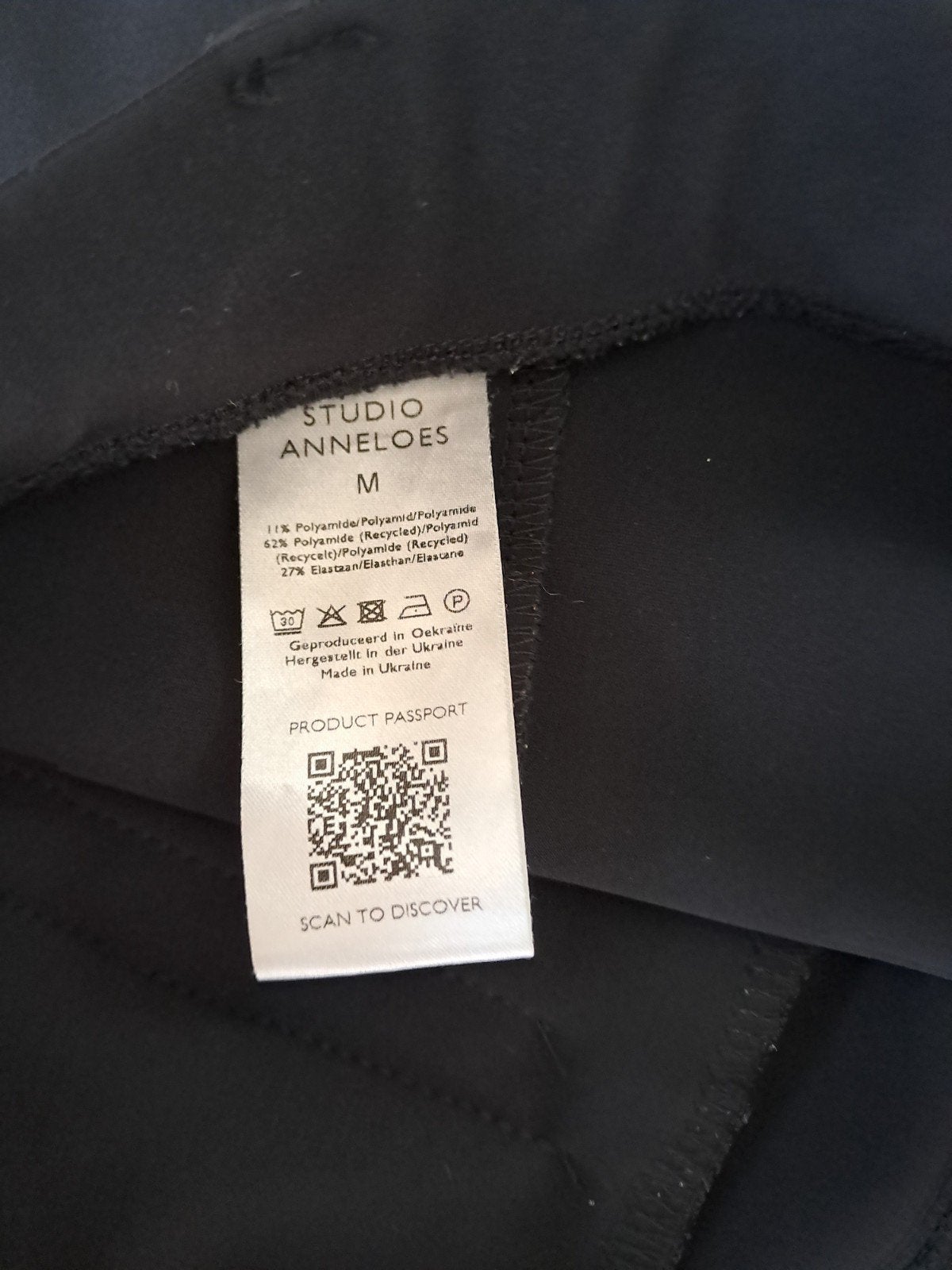 Studio Anneloes Lexie bonded trouser - Zwart, Maat 38/40 (M), STUDIO ANNELOES, Zwart, Ophalen of Verzenden