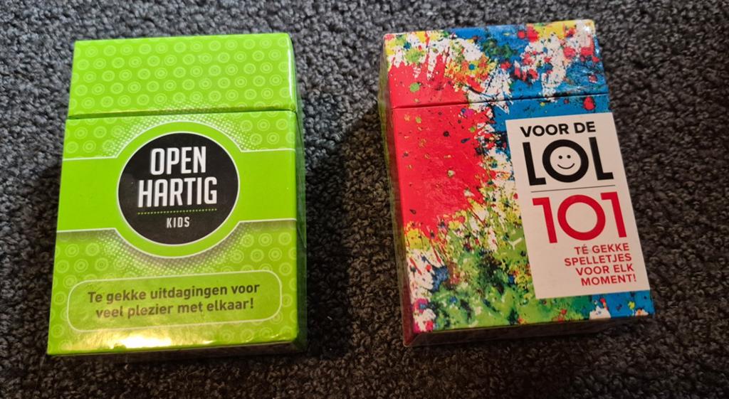 2x Nieuw Kaartspel: Openhartig Kids & Voor de LOL 101, Vijf spelers of meer, Ophalen of Verzenden, Nieuw, Onbekend