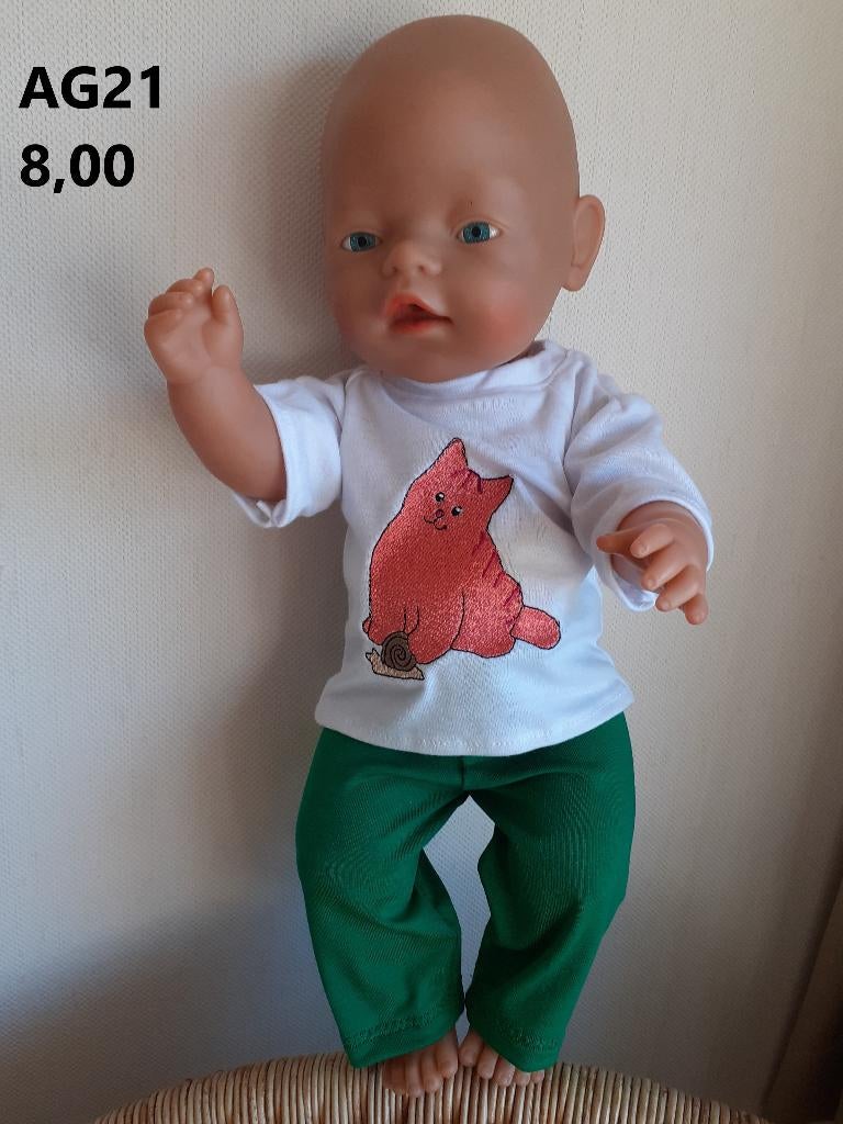 Poppenkleertjes baby born. Set.Opbrengst KiKa., Ophalen, Nieuw, Babypop