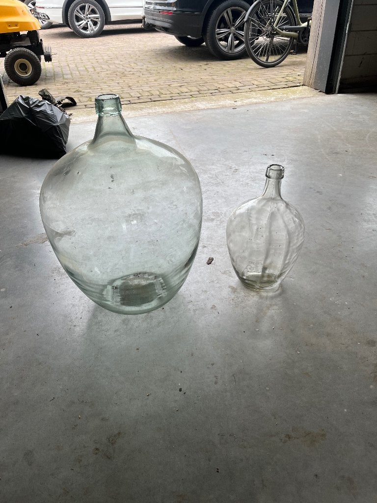 Grote flessen, Ophalen, Zo goed als nieuw