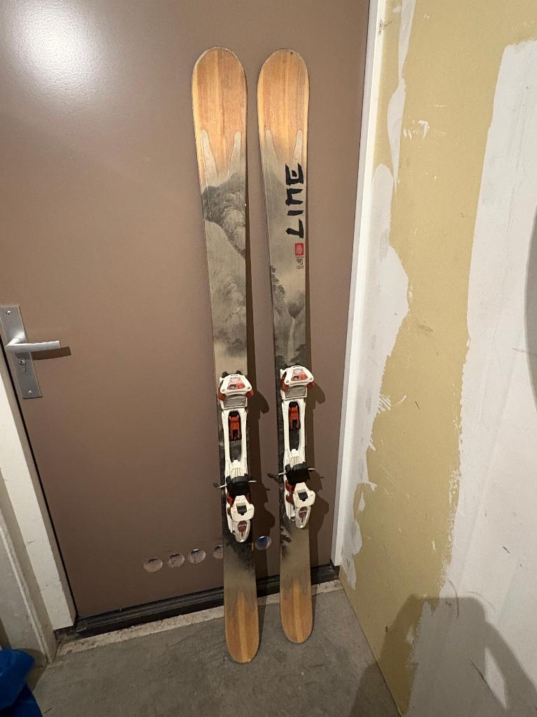 LINE ski's Prophet 90 met Marker Duke bindingen - Tour ski's, Sport en Fitness, Skiën en Langlaufen, 160 tot 180 cm, Gebruikt