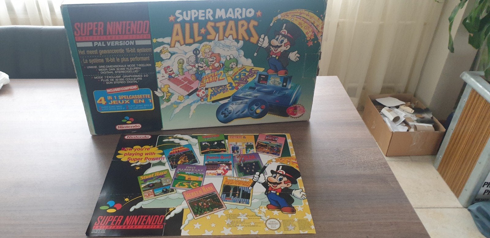 super Nintendo snes console mario all stars, Spelcomputers en Games, Ophalen of Verzenden, Zo goed als nieuw, Vanaf 7 jaar