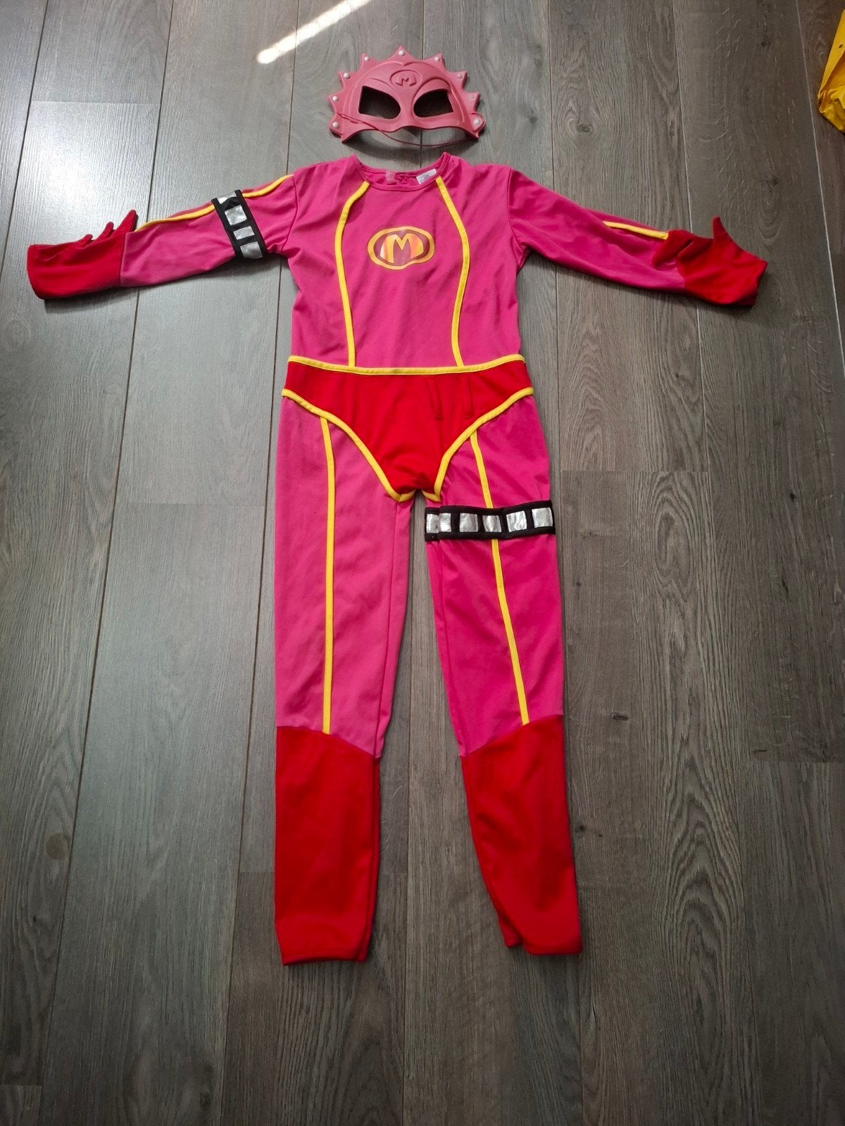 Mega Mindy verkleedpak 6/8 jaar, Ophalen of Verzenden, Gebruikt, 122 t/m 128, Meisje