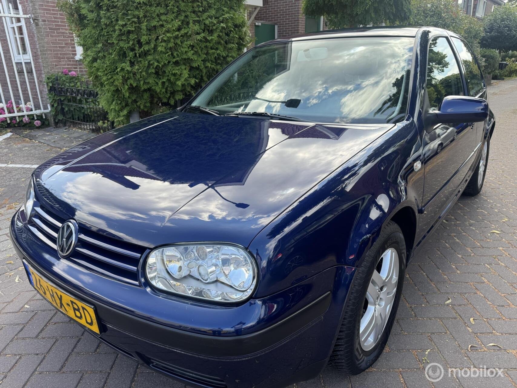 Volkswagen Golf 1.6 Sportline, Auto's, Volkswagen, Gebruikt, Startonderbreker, 4 cilinders, Blauw