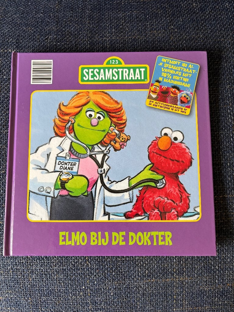 Sesamstraat : Elmo bij de dokter, Ophalen, Zo goed als nieuw, Sesamstraat, 3 tot 4 jaar