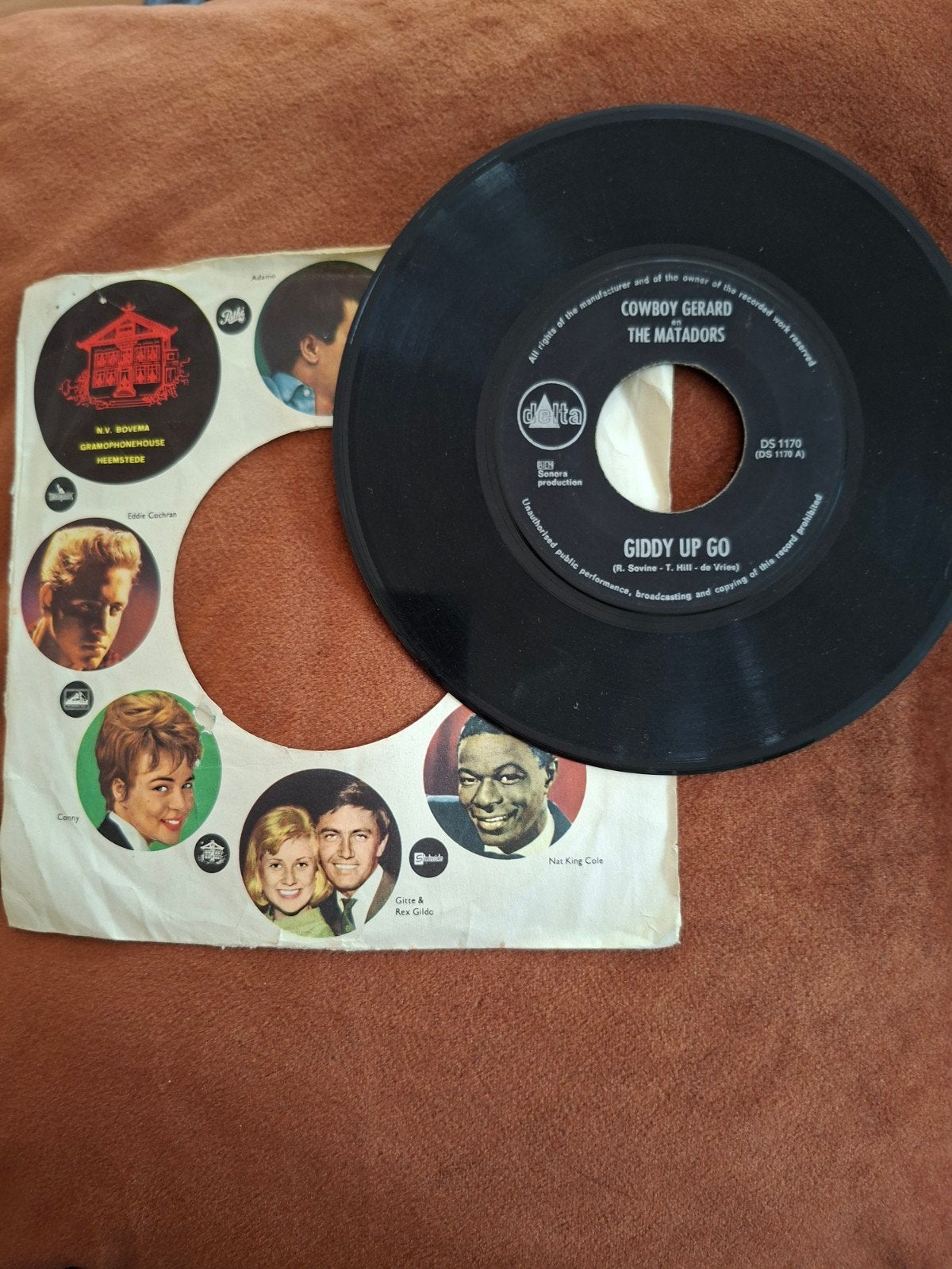 Cowboy Gerard & The Matadors - Giddy Up Go / Beste Iwan, Ophalen, Gebruikt, 7 inch, EP