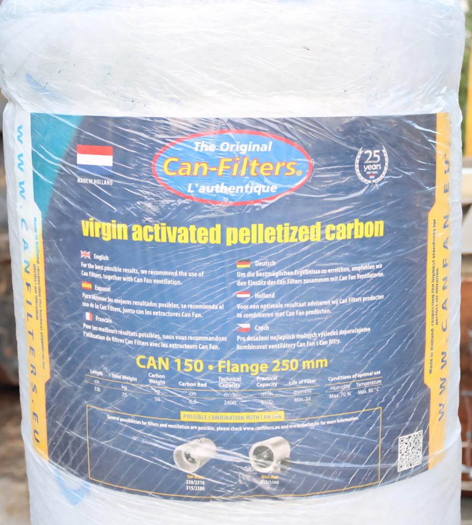 Can-filter koolstoffilter 1.5 meter   3 stuks, Ophalen, Tuinaarde