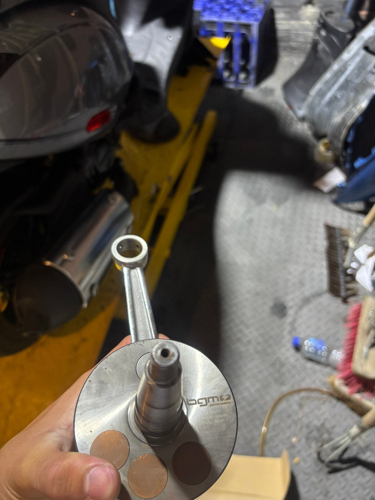 Bgm 52 slag krukas piaggio, Motoren, Ophalen of Verzenden