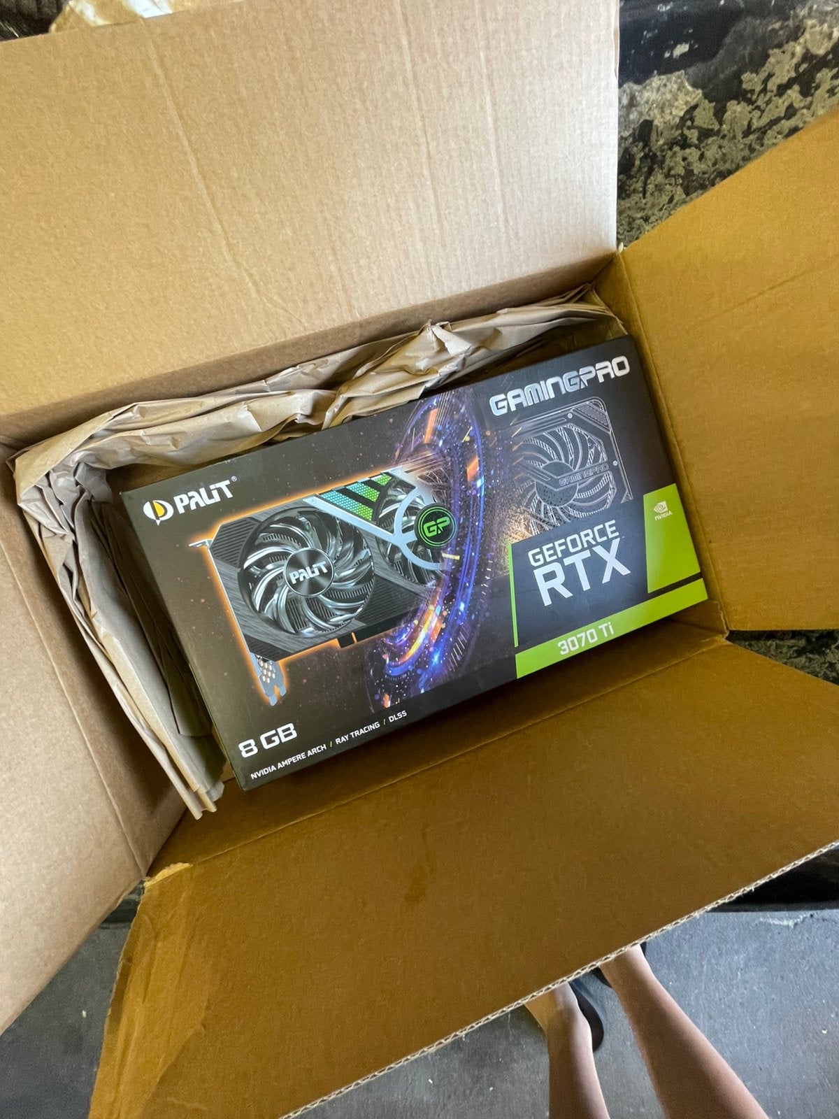Rtx 3070ti 8gb palit, Computers en Software, GDDR6, PCI-Express 4, Ophalen of Verzenden, Zo goed als nieuw