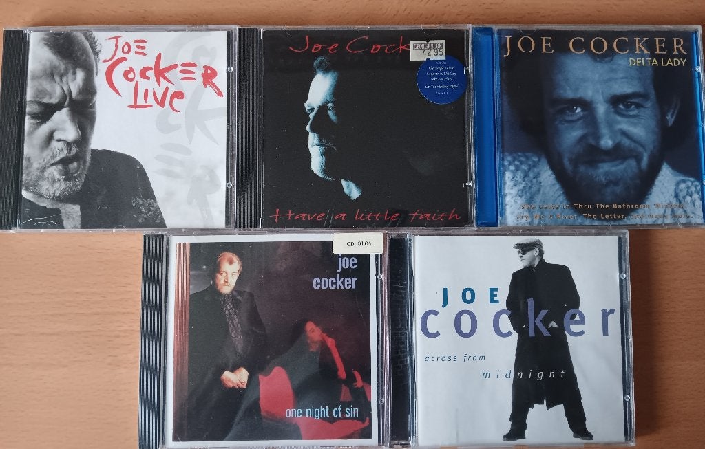 5 prachtige originele cd's van Joe Cocker, Ophalen, Gebruikt
