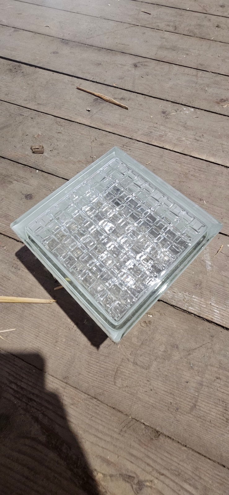 9x Glazen bouwsteen - Nieuwstaat, Minder dan 80 cm, Minder dan 80 cm, Nieuw, Ophalen of Verzenden