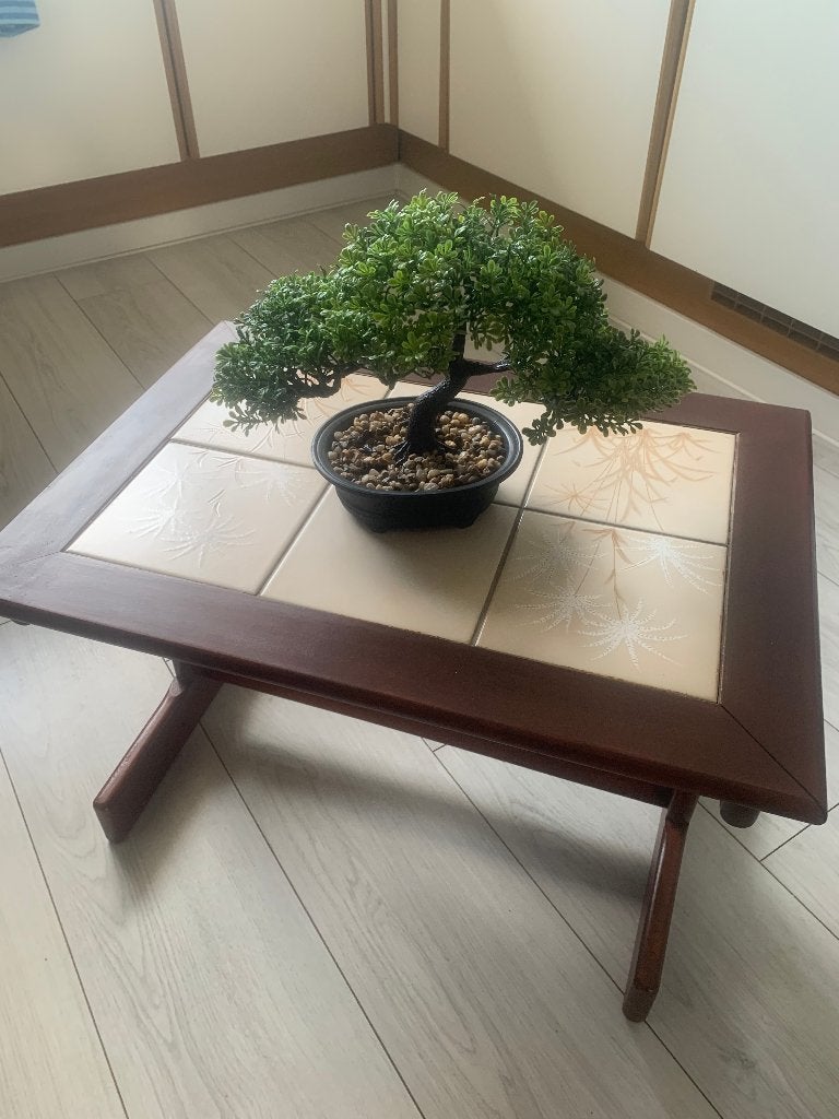 Vintage bijzettafel, Huis en Inrichting, Tafels | Bijzettafels, Ophalen, Minder dan 45 cm, Vintage, 55 tot 75 cm