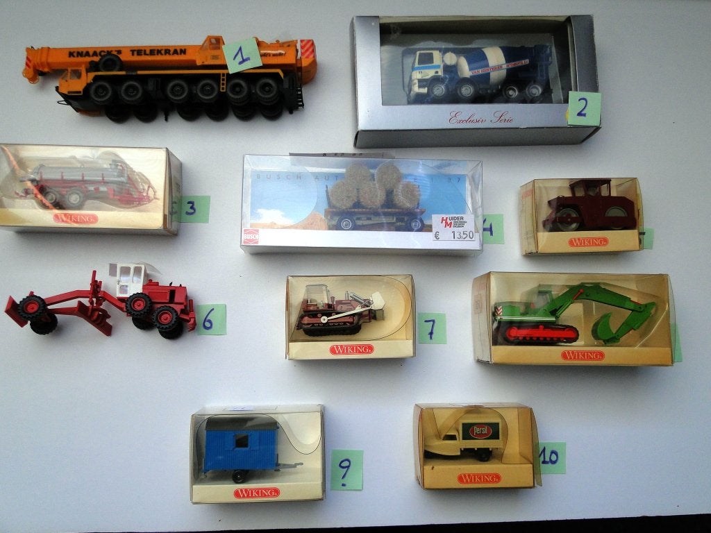 modelauto's HO bedrijfsvoertuigen, Hobby en Vrije tijd, Gelijkstroom, Overige typen, Zo goed als nieuw, Ophalen