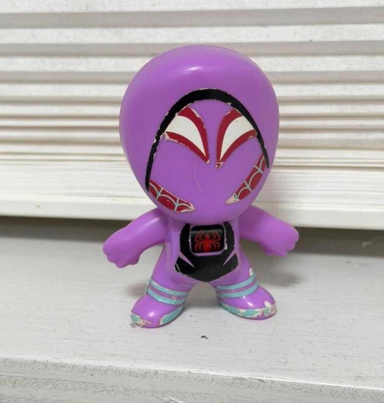 MCDONALD’S 2018 Spiderman into spider verse Paars spider-man, Ophalen of Verzenden, Zo goed als nieuw, H, H