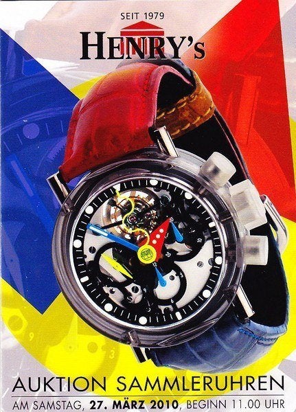Henry's Auktion Sammleruhren Maart 2010 (Horloges), Ophalen, Nieuw, Overige onderwerpen