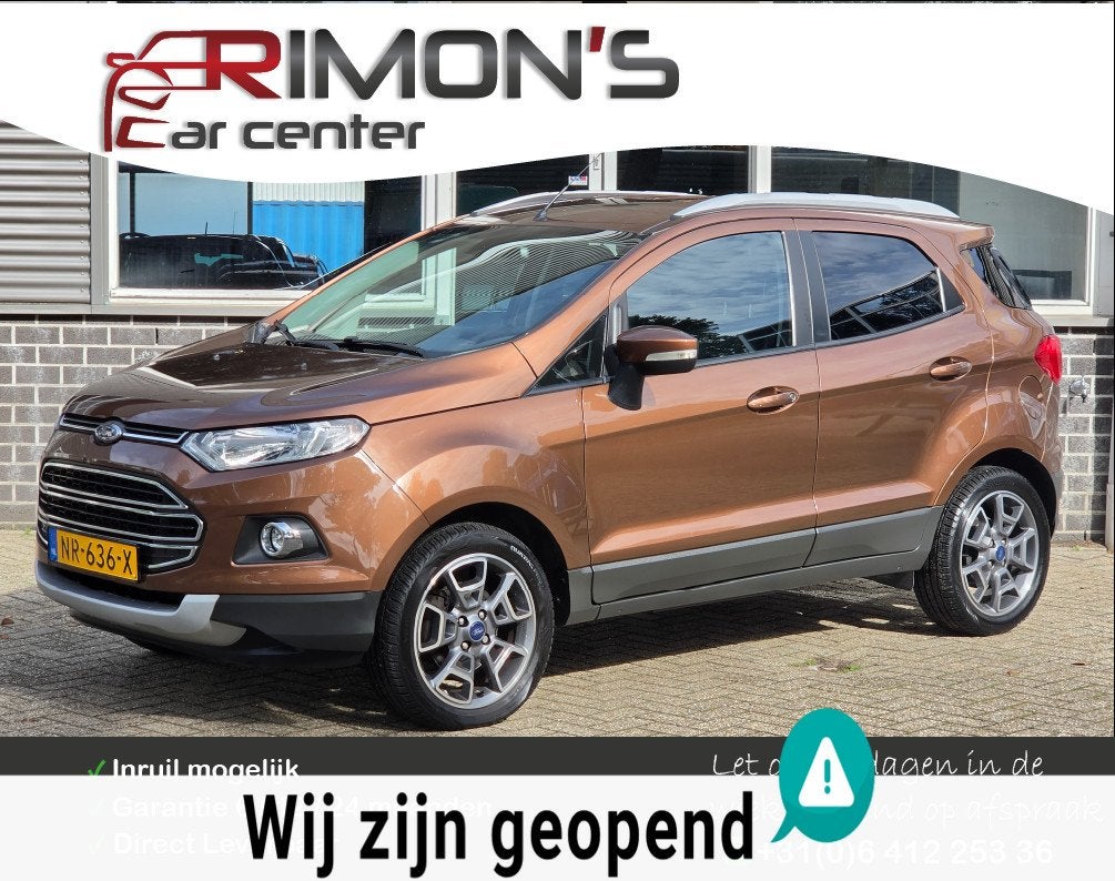 Ford EcoSport 1.0 EcoBoost Titanium Dealer Onderhouden, Voorwielaandrijving, 125 pk, Gebruikt, Ecosport