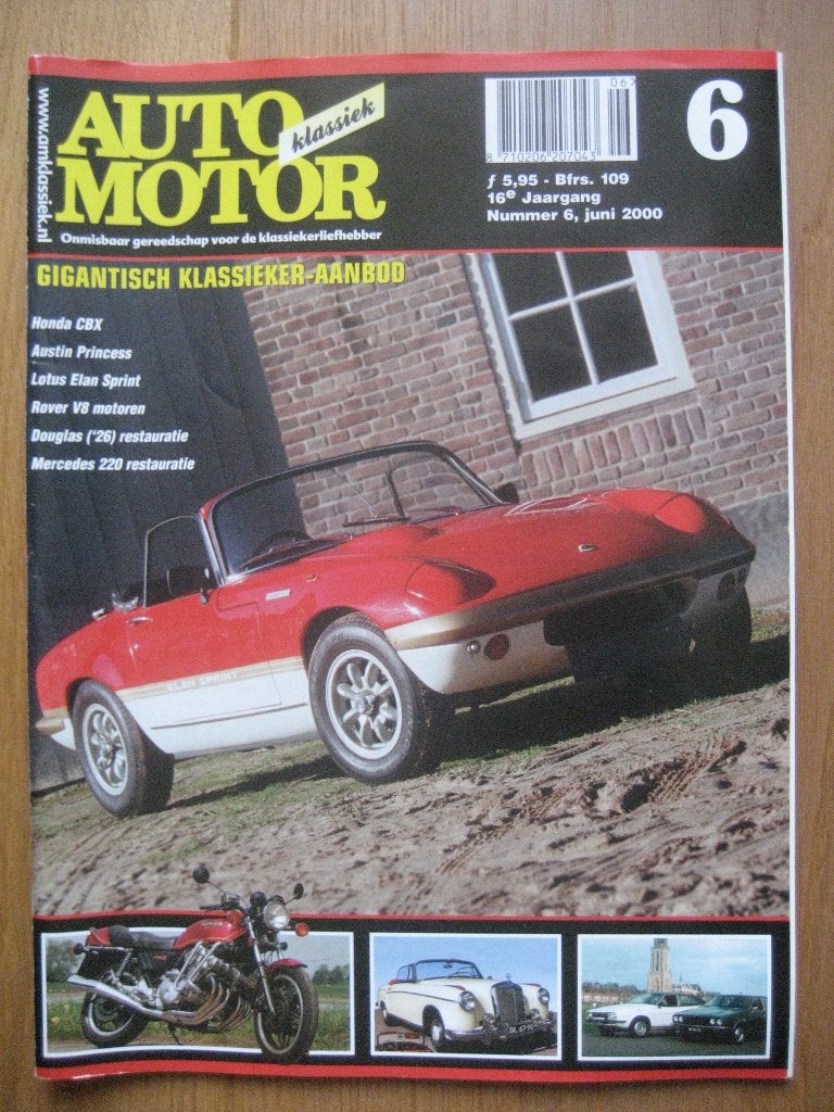 Auto Motor Klassiek 6 2000 Austin Princess Lotus Elan, CBX, Ophalen of Verzenden, Nieuw, Overige merken