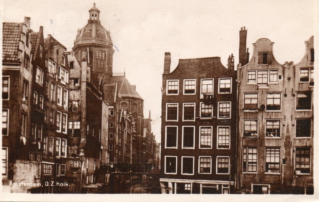 AMSTERDAM OZ Kolk, Verzenden, 1920 tot 1940, Gelopen, Noord-Holland