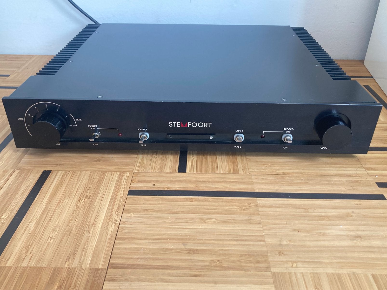 Stemfoort LPA10 made by Sugden 150 Watt, Gebruikt, 120 watt of meer, Stereo, Ophalen