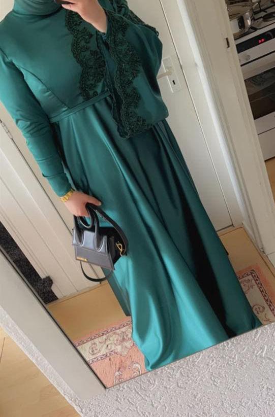 Super mooie jurk/galajurk/bruiloft/henna/verloving, Ophalen of Verzenden, Zo goed als nieuw, Groen, Galajurk