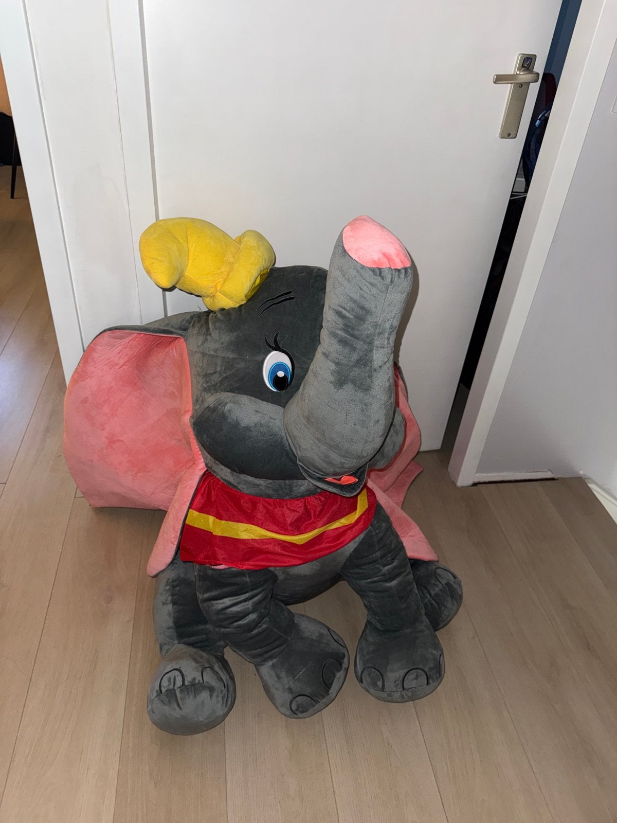 Grote Dumbo knuffel - Disney Olifant, Kinderen en Baby's, Ophalen, Disney, Grijs, Zo goed als nieuw