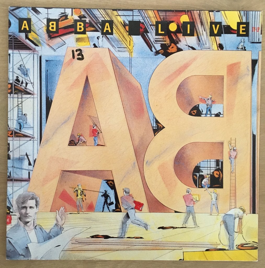 ABBA ‎– Live op Vinyl, LP, Gebruikt, Pop, Ophalen of Verzenden