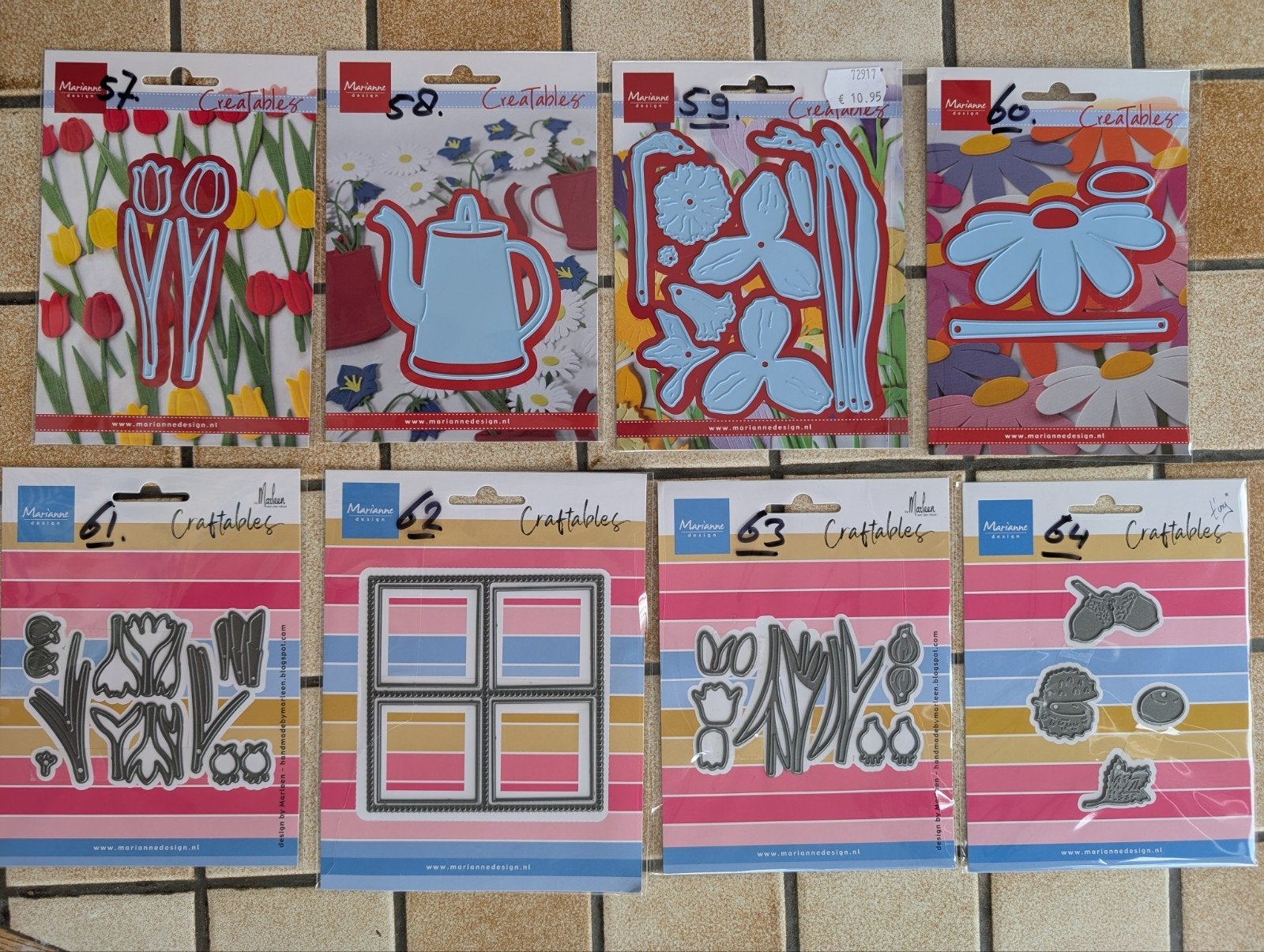Marianne Design Creatables & Craftables Snijmallen, Hobby en Vrije tijd, Ophalen, Zo goed als nieuw, Overige thema's