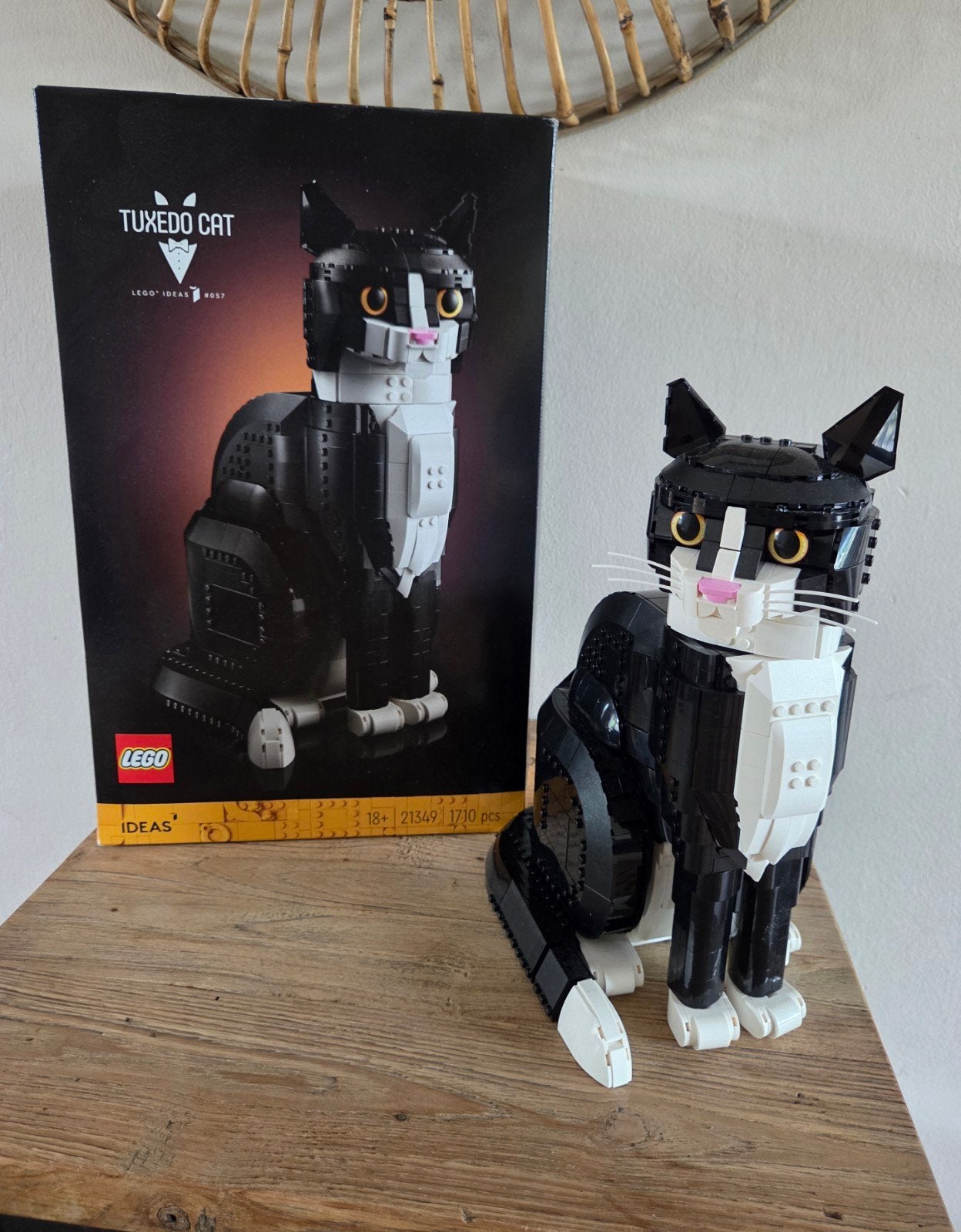 LEGO Ideas 40579 Tuxedo Kat - Zwart-witte Kat, Lego, Ophalen of Verzenden, Zo goed als nieuw, Complete set