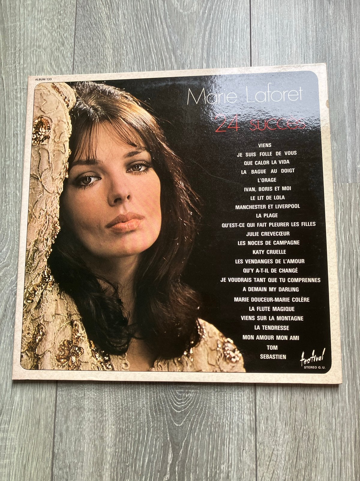 Marie Laforêt - 24 Succès Dubbel LP (Chanson, Pop), Ophalen of Verzenden, Gebruikt