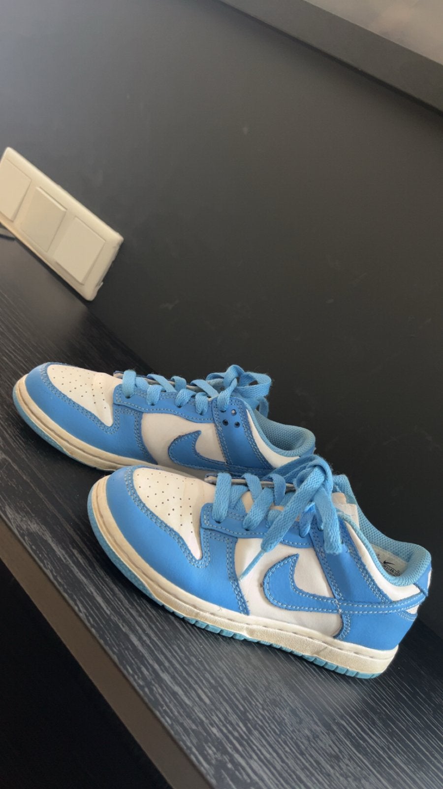 Nike Dunk Low GS University Blue maat 31, Jongen of Meisje, Schoenen, Ophalen of Verzenden, Zo goed als nieuw