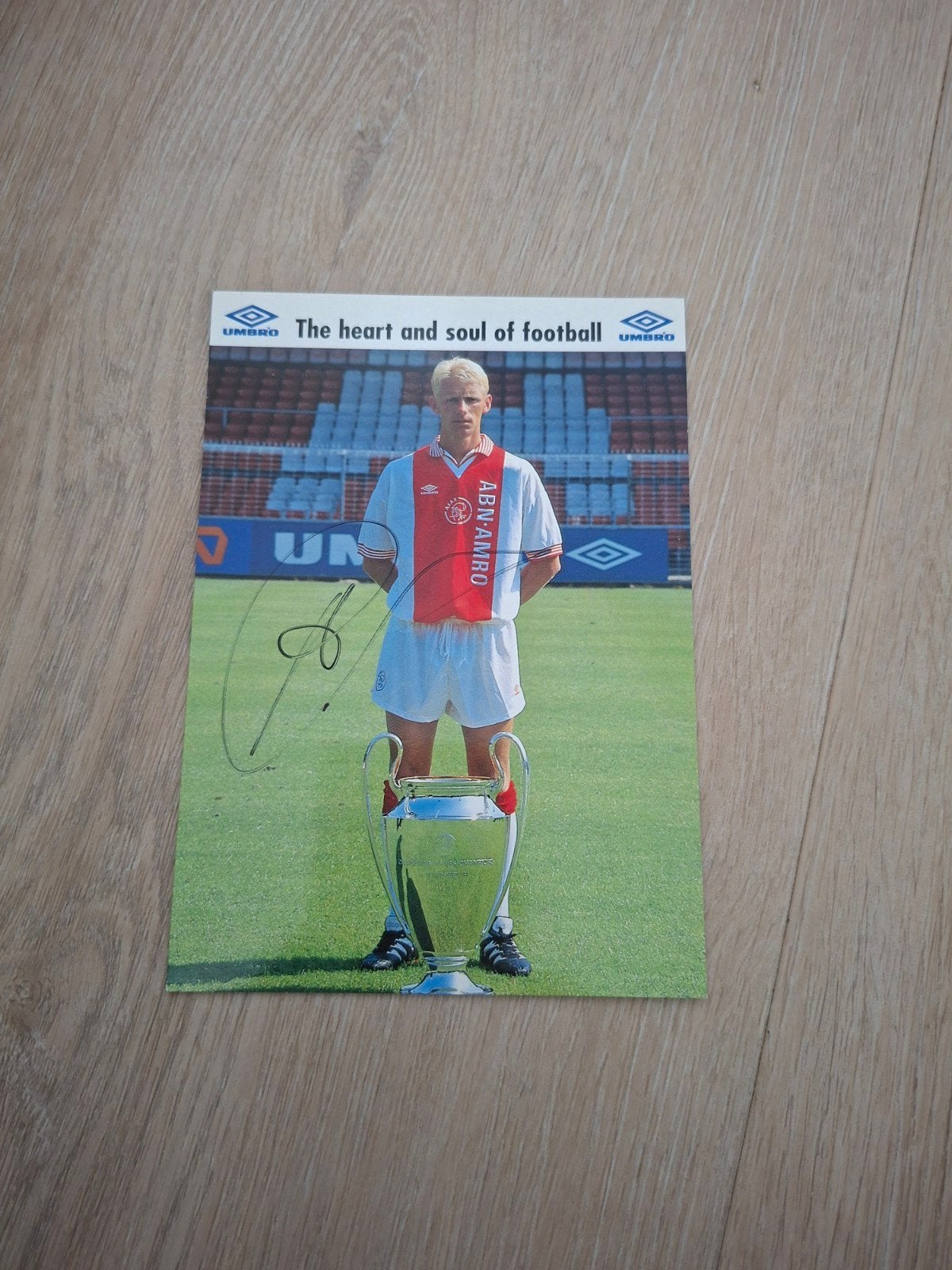 Arnold Scholten - Ajax Spelerskaart met Handtekening, Ophalen of Verzenden, Ajax, Spelerskaart
