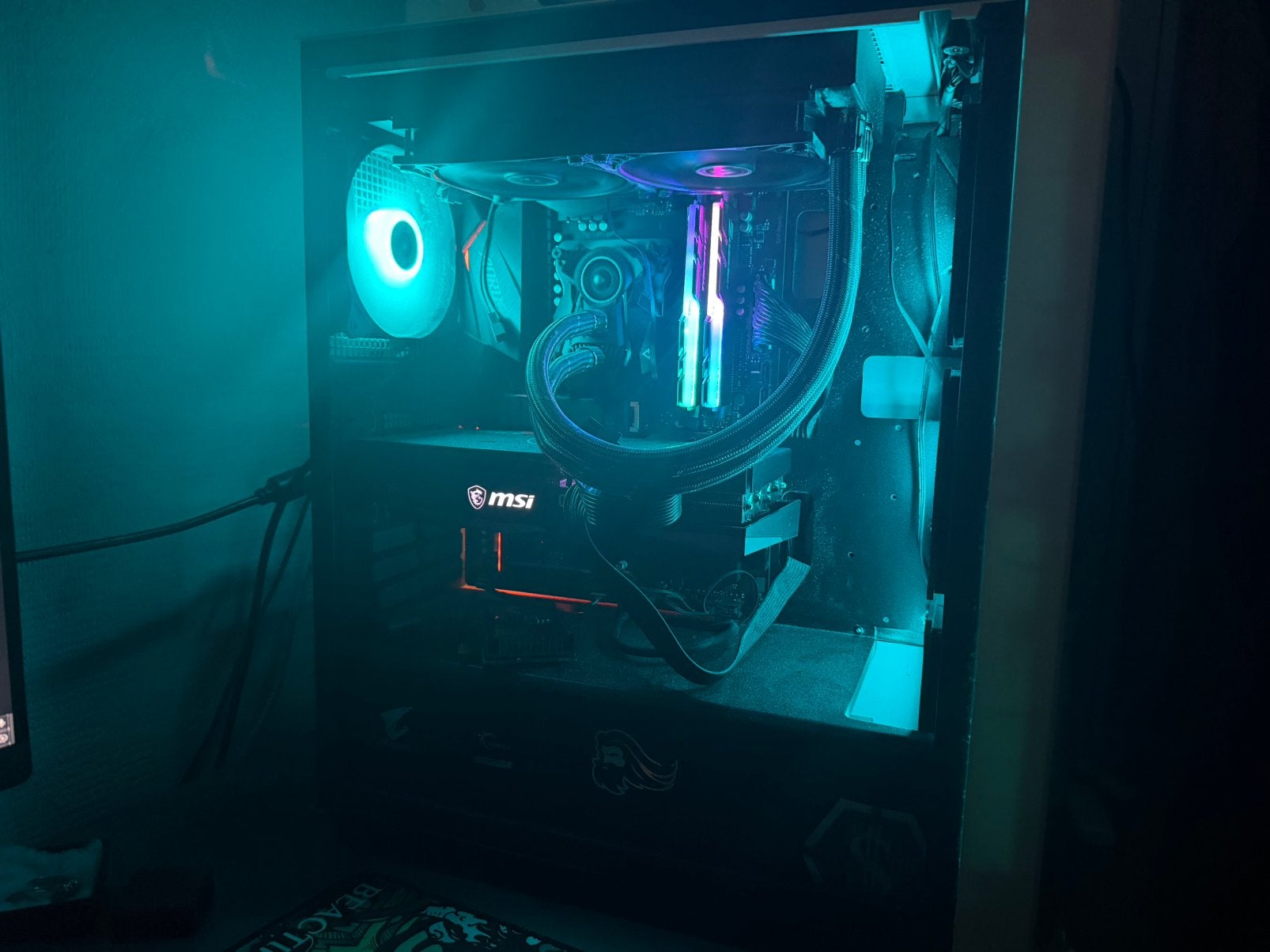 Gaming PC 3060 Ryzen 7 5800X 32GB RAM (FULL SETUP), Ophalen of Verzenden, Zo goed als nieuw, Gaming, 4 Ghz of meer