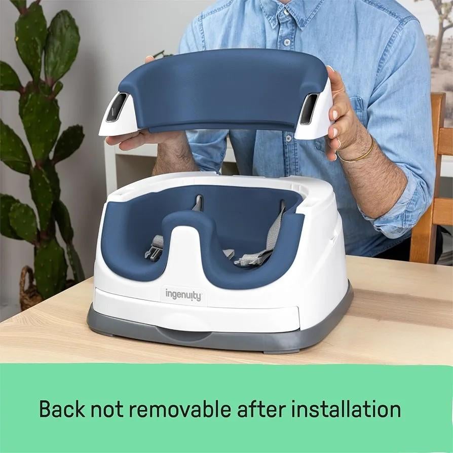 Ingenuity Baby Base 2-in-1 Stoelverhoger met Eetblad, Kinderen en Baby's, Kinderstoelen, Ophalen of Verzenden, Zo goed als nieuw