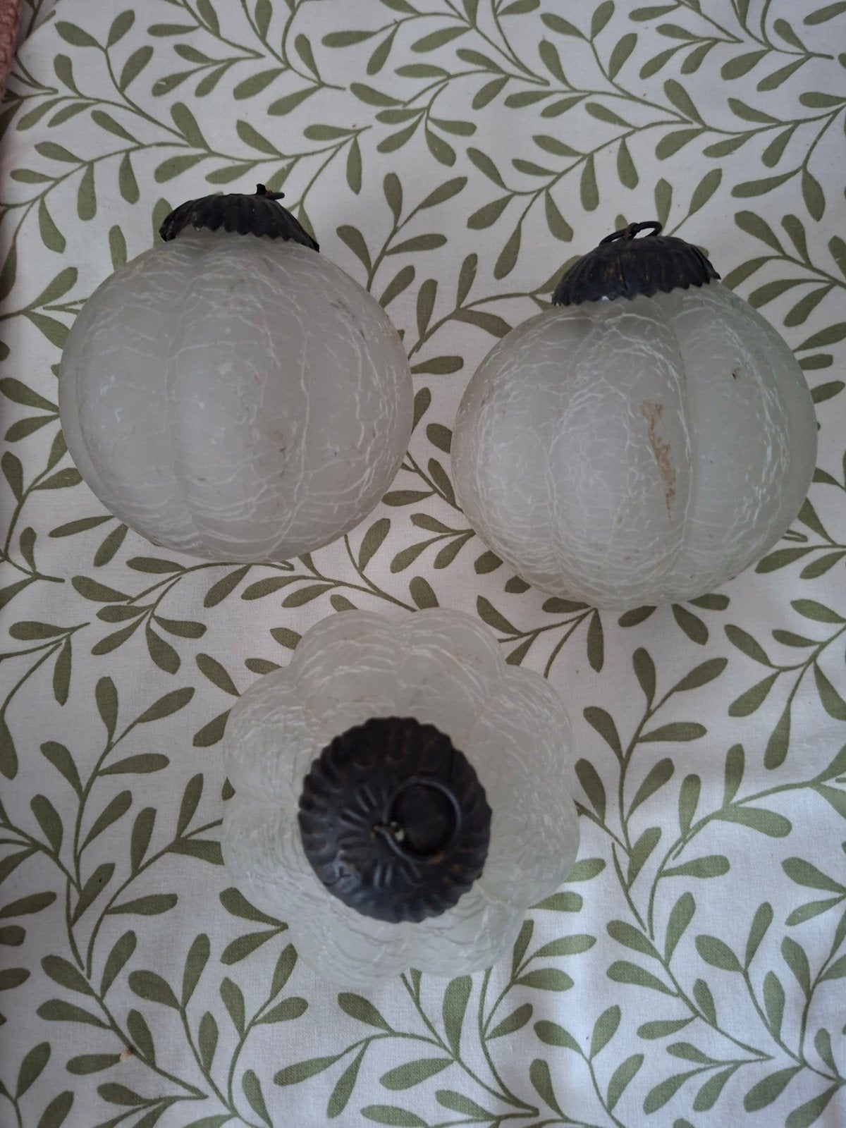 vintage glazen kerstballen, Ophalen of Verzenden