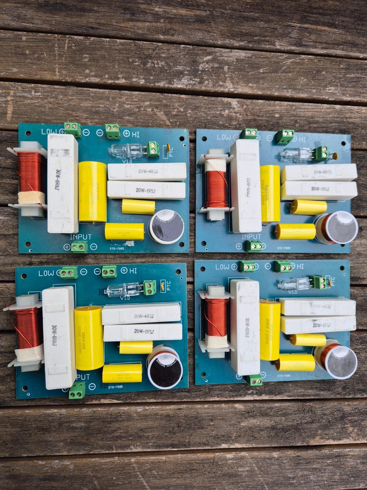Nieuwe 2-weg crossover filters voor luidsprekers (4 stuks), Ophalen of Verzenden, Nieuw, Overige merken