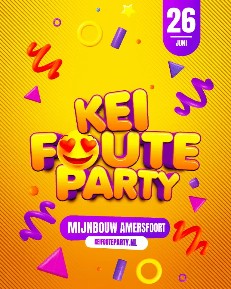 Kei Foute Party | Vrijdag 26 juni | Amersfoort, Twee personen