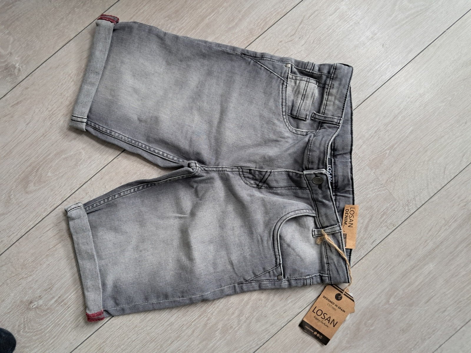 Korte spijker broek, Ophalen of Verzenden, Nieuw, Jongen, Broek