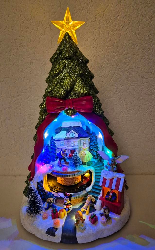 Prachtig kerst tafereel met Minnie.mickey.knabbel en babbel, Ophalen of Verzenden, Nieuw