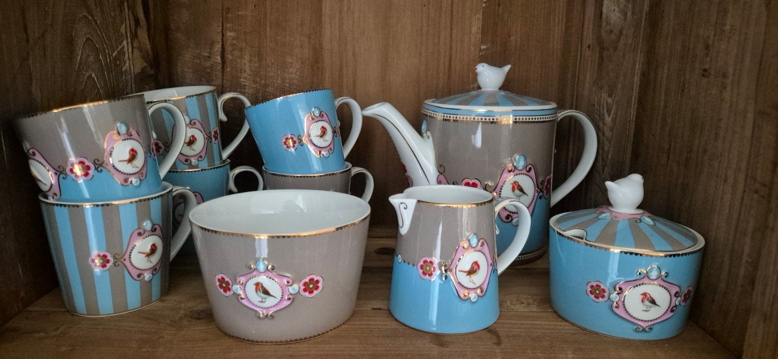 Pip Studio servies en taart bestek, Ophalen, Nieuw, Porselein, Overige stijlen