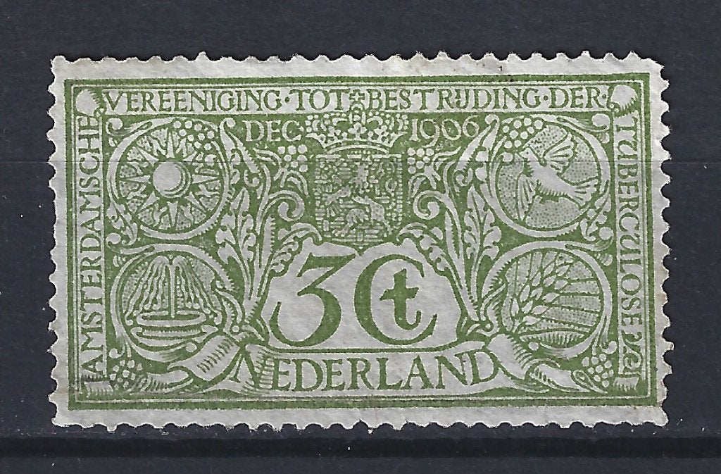 Nederland 85 ong Tuberculose zegels 1906 ; Nederland 10% CW, Postzegels en Munten, Ophalen of Verzenden, T/m 1940, Postfris