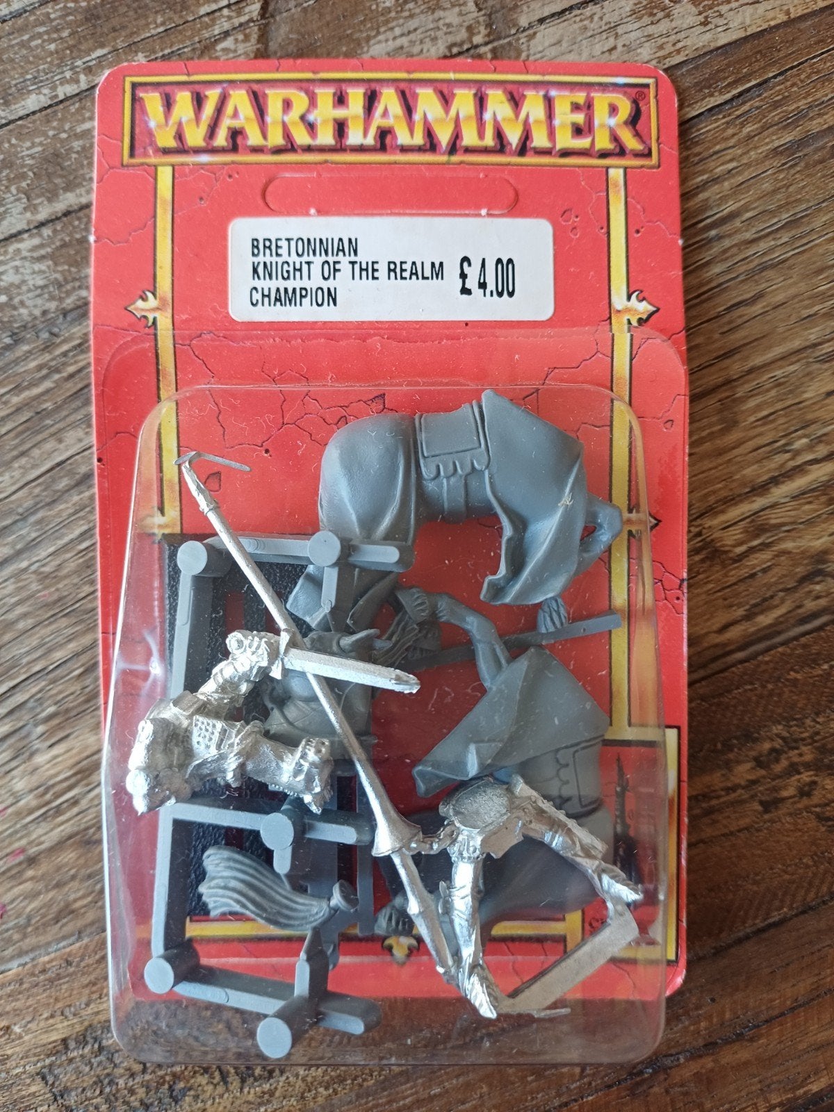 Warhammer Bretonnian Knight of the Realm Champion, Ophalen of Verzenden, Nieuw