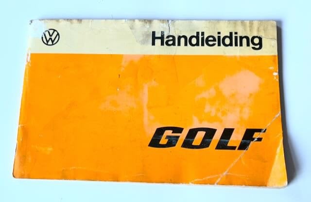 VW Volkswagen GOLF MK1 handleiding instructieboekje, Ophalen of Verzenden