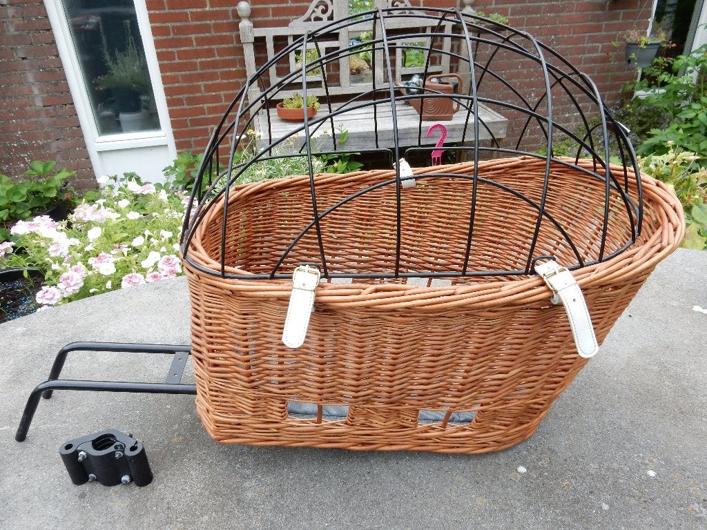 Fiets hondenmand met bevestiging, Fietsen en Brommers, Fietsaccessoires | Fietsmanden, Ophalen, Zo goed als nieuw, Fietsmand