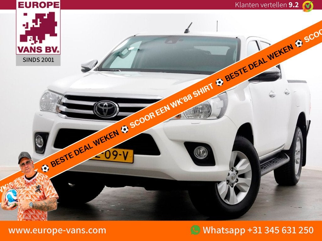 Toyota Hilux 2.4 D-4D-F 150pk E6 4WD 4x4 Double Cab Automaat, Auto's, Automaat, Gebruikt, Euro 6, 4 cilinders