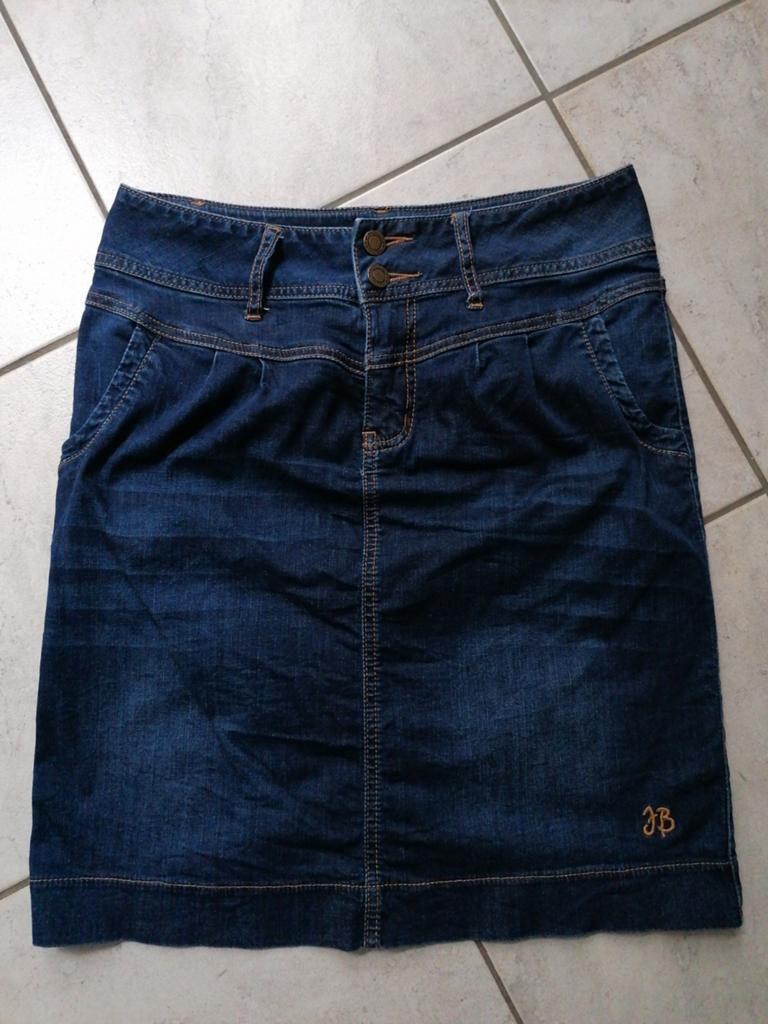 John Baner Jeanswear spijkerrok maat 36 (S), Blauw, Ophalen of Verzenden, Zo goed als nieuw, Maat 36 (S)