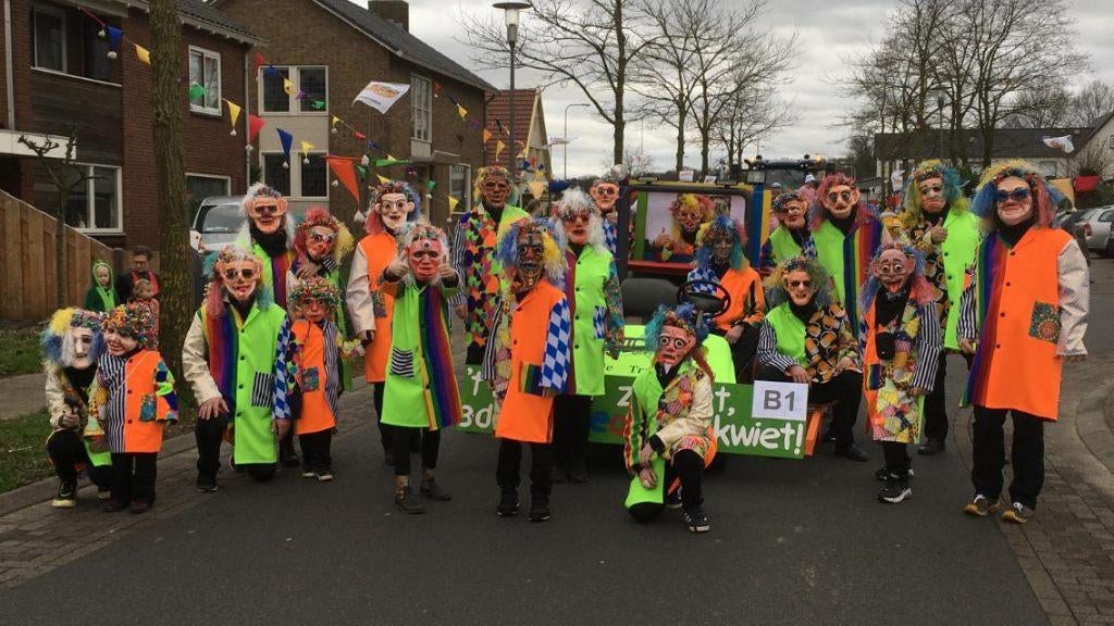 carnavalistische pandjesjassen, groep, kinderen, volwassenen, Verzenden, Gedragen, Maat 46/48 (XL) of groter, Carnaval