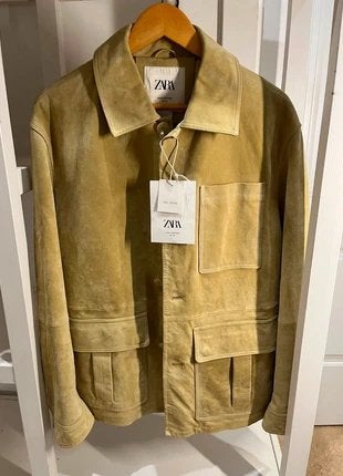 Zara suède overshirt jas - Nieuw met kaartjes, Ophalen of Verzenden, Nieuw, Maat 46 (S) of kleiner, Groen