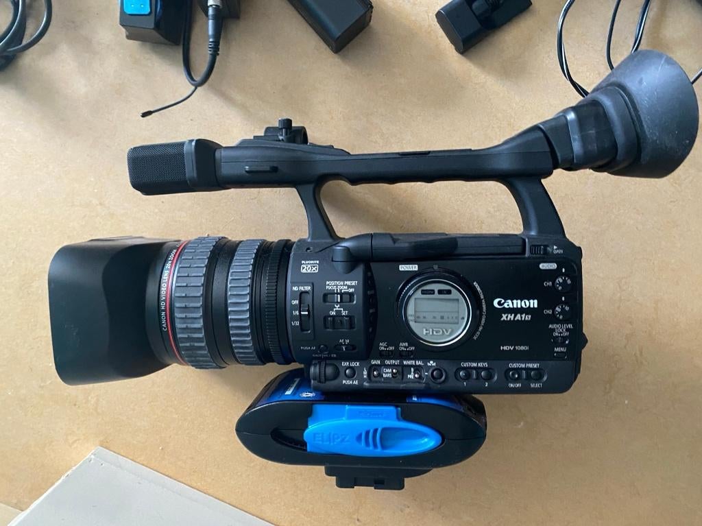 Canon XH-A1S HDV Professionele Camera, Verzenden, Gebruikt, Canon, Geen optische zoom
