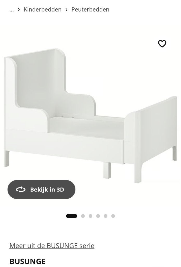 Bed meegroeibed Ikea kind peuter kleuter, 85 tot 100 cm, Gebruikt, 180 cm of meer, Ophalen