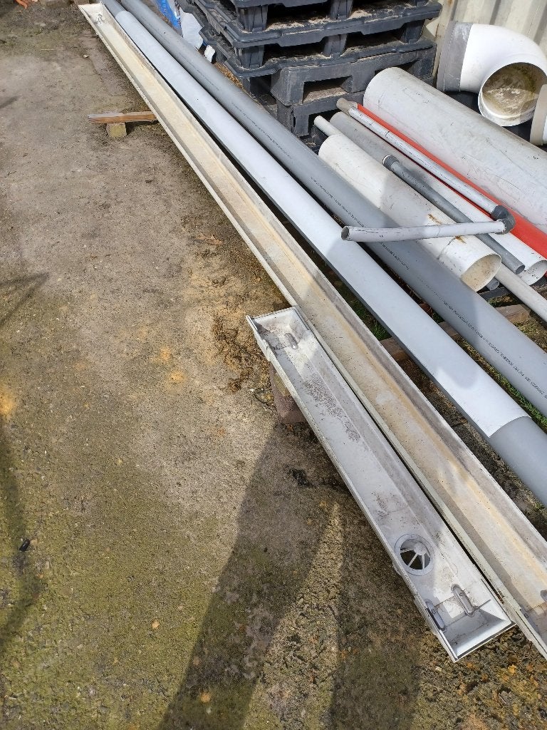 PVC goot, Doe-het-zelf en Verbouw, Ophalen, Gebruikt, Pvc, 4 tot 6 meter